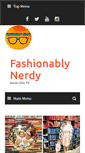 Mobile Screenshot of fashionablynerdy.com